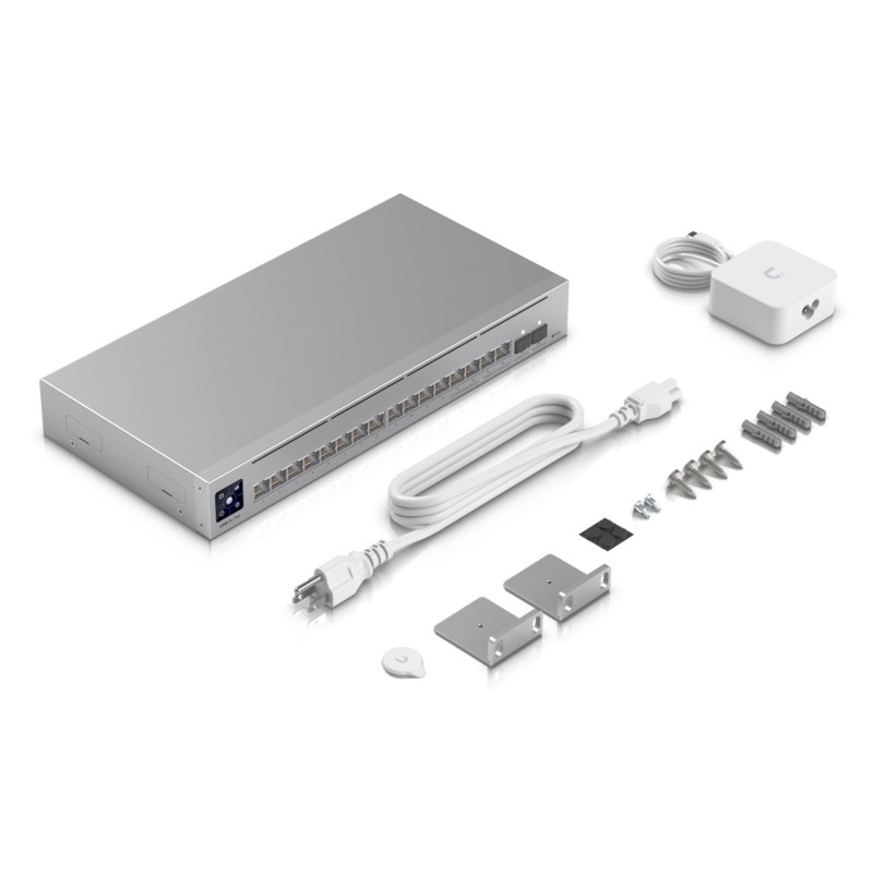 Ubiquiti Pro Max 16 L3 2.5G Ethernet (100/1000/2500) 1U Grey Ubiquiti Pro Max 16 L3 2.5G Ethernet (100/1000/2500) 1U Grey