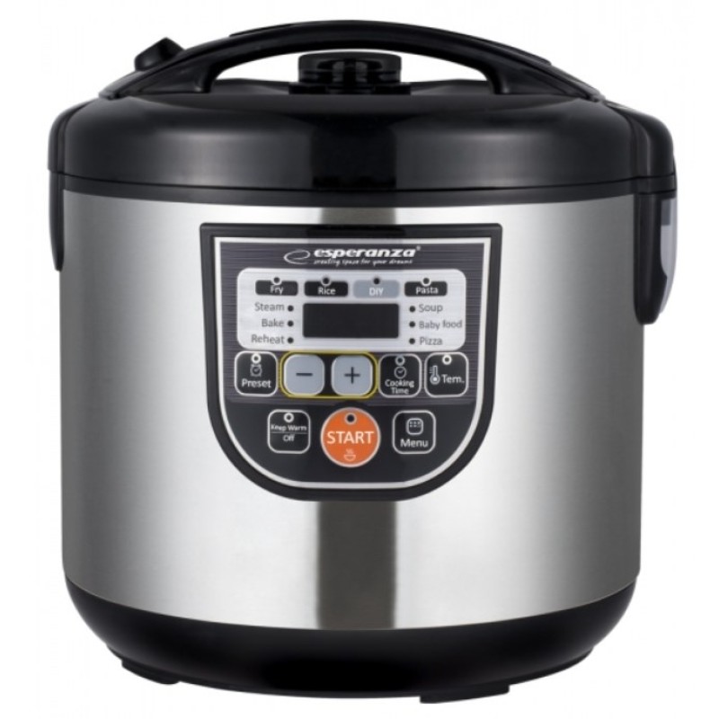 Esperanza EKG011 multi cooker 5 L 860 W Black, Stainless steel Esperanza EKG011 multi cooker 5 L 860 W Black, Stainless steel