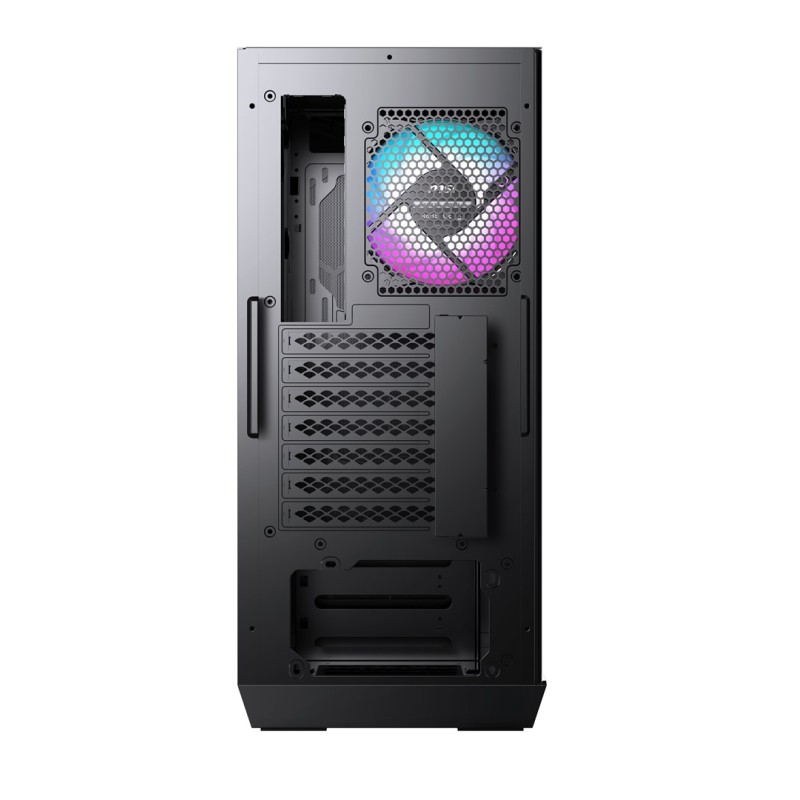MSI MPG GUNGNIR 110R Mid Tower Gaming Computer Case Black, USB 3.2 Gen2 Type C, 4x 120mm ARGB Fan, Mystic Light Sync, 1 to 6 ARGB Control board, 2x Tempered Glass Panels, ATX, mATX, mini-ITX MSI MPG GUNGNIR 110R Mid Tower Gaming Computer Case Black, USB 3.2 Gen2 Type C, 4x 120mm ARGB Fan, Mystic Light Sync, 1 to 6 ARGB Control board, 2x Tempered Glass Panels, ATX, mATX, mini-ITX
