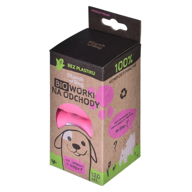 STARCH BAG - Dog poop bags - 8 x 15 STARCH BAG - Dog poop bags - 8 x 15