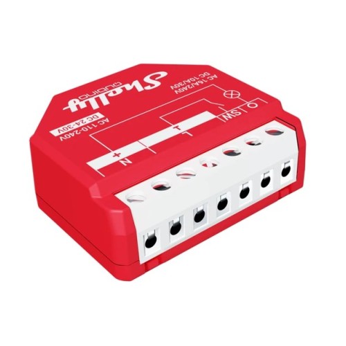Shelly Qubino Wawe 1PM Smart switch Red