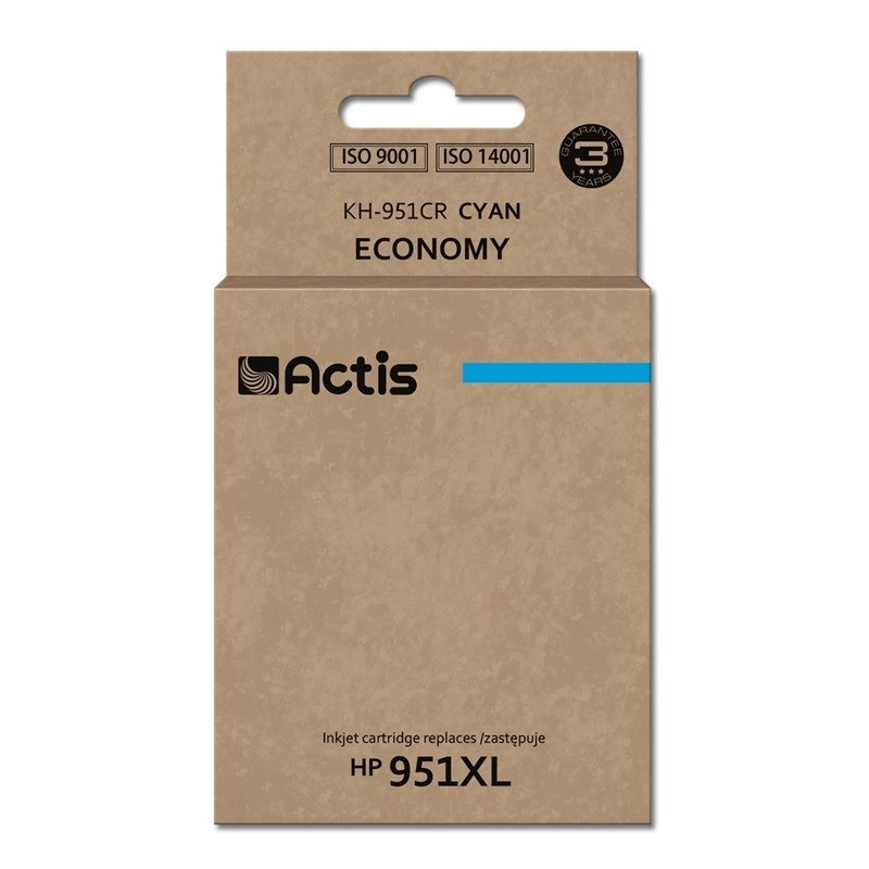 Actis KH-951CR ink (replacement for HP 951XL CN046AE; Standard; 25 ml; cyan)