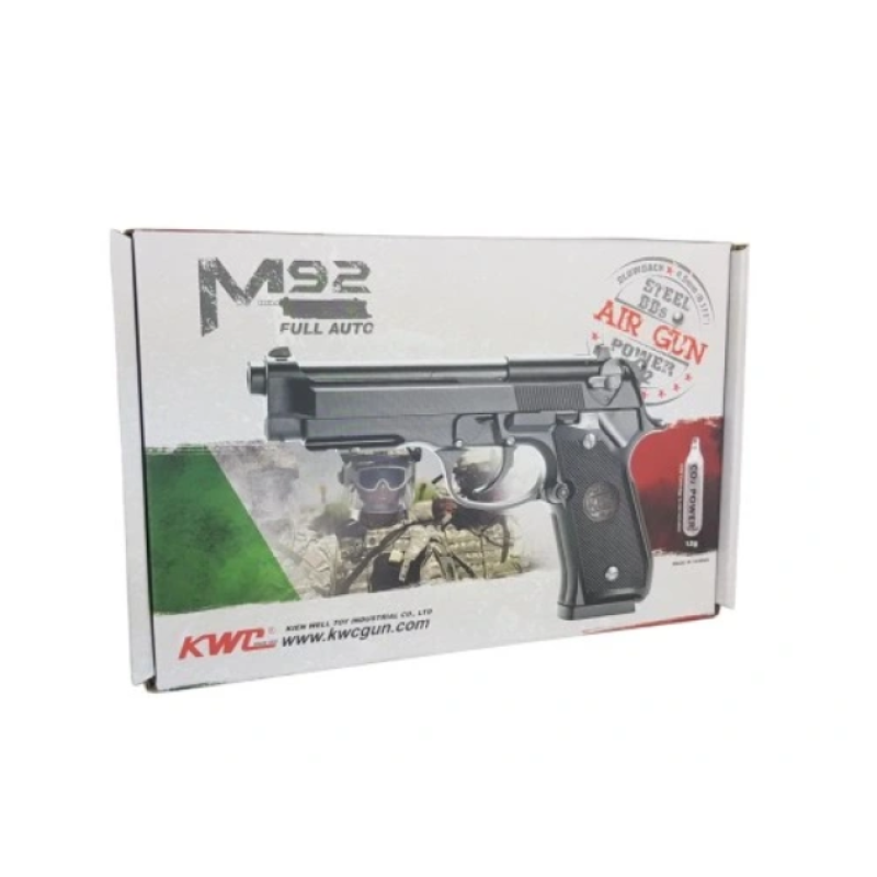 Air rifle pistol Ranger M92 Full Auto Blowback Kal.4.5 BBS 18-shots KWC Air rifle pistol Ranger M92 Full Auto Blowback Kal.4.5 BBS 18-shots KWC
