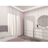 Topeshop SZAFA MALWA B bedroom wardrobe/closet 5 shelves 2 door(s) White