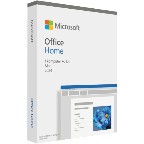 Microsoft® Office Home 2024 Polish EuroZone 1 License Medialess, Polish