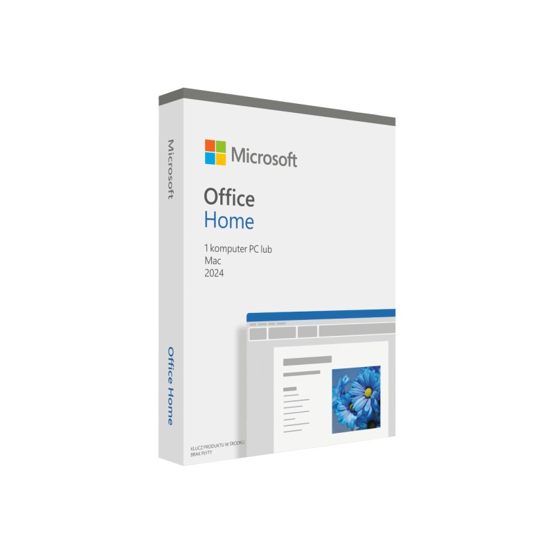 Microsoft® Office Home 2024 Polish EuroZone 1 License Medialess, Polish