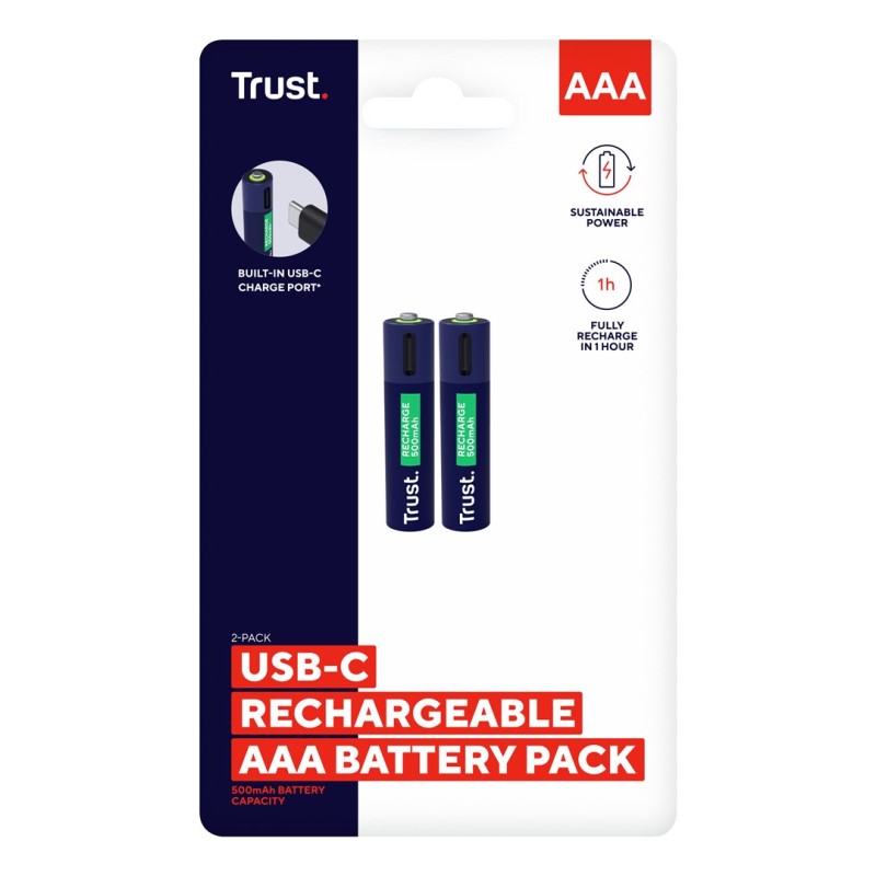 Trust 25585 household battery Rechargeable battery AAA Trust 25585 household battery Rechargeable battery AAA
