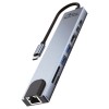 MEDIA-TECH USB HUB 8 IN 1 GIGA LAN HUB MT5046 MEDIA-TECH USB HUB 8 IN 1 GIGA LAN HUB MT5046