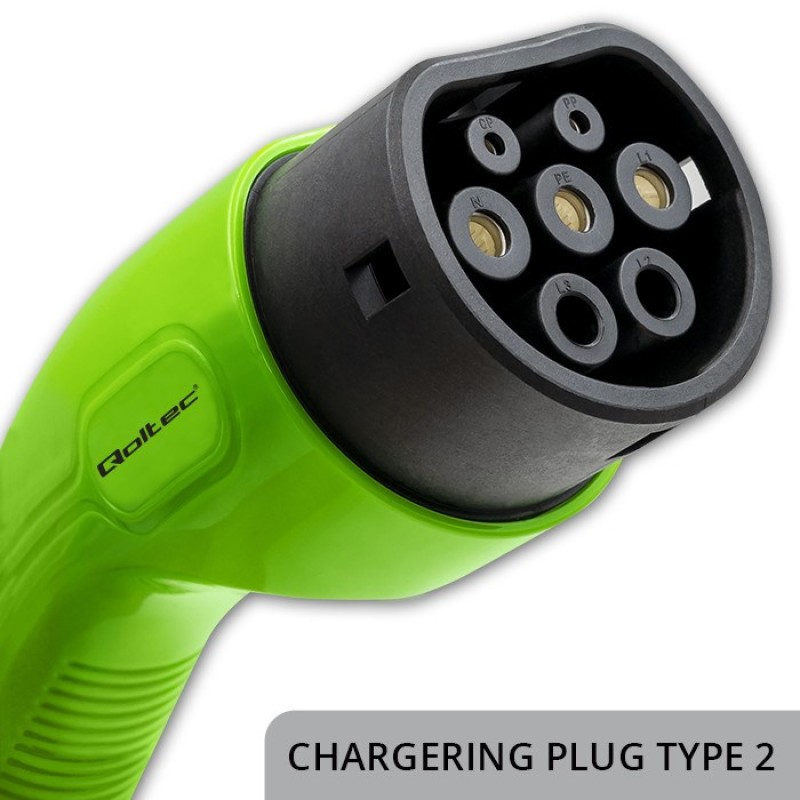 Qoltec Mobile charger for EV cars 2-in-1 Type 2 3.5 kW 230 V Qoltec Mobile charger for EV cars 2-in-1 Type 2 3.5 kW 230 V