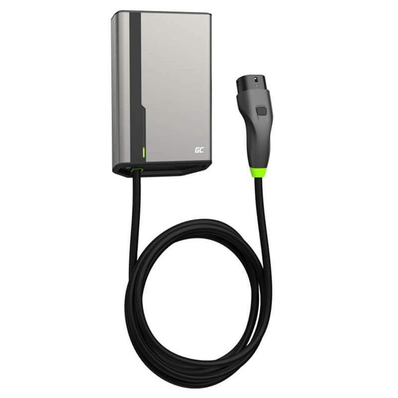 Wallbox Green Cell HabuDen 22kW 32A - 7,5m cable with NFC Wallbox Green Cell HabuDen 22kW 32A - 7,5m cable with NFC