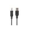Lanberg CA-USBA-15CU-0010-BK kabel USB 1m 2.0 USB A->USB-B Black Lanberg CA-USBA-15CU-0010-BK kabel USB 1m 2.0 USB A->USB-B Black