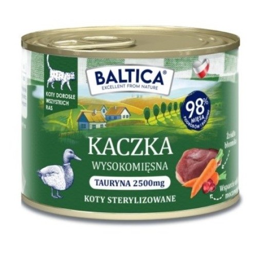 BALTICA Smaki regionów Duck - wet cat food - 185g BALTICA Smaki regionów Duck - wet cat food - 185g