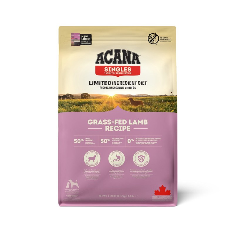 ACANA Singles Grass-Fed Lamb - dry dog food - 2kg ACANA Singles Grass-Fed Lamb - dry dog food - 2kg