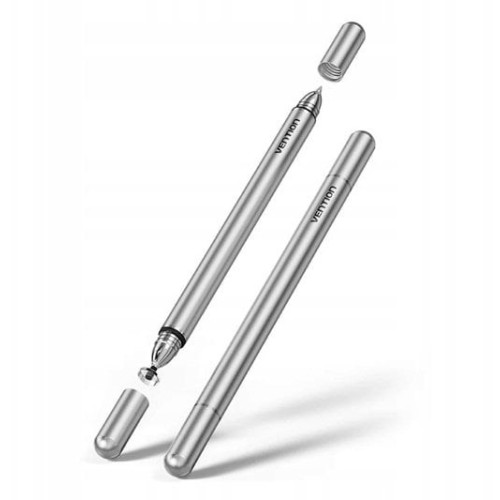 Vention 2-in-1 stylus made of grey aluminium alloy Vention 2-in-1 stylus made of grey aluminium alloy