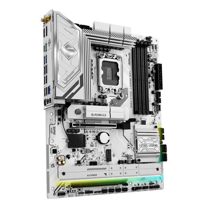 Asrock B860 Steel Legend WiFi Intel B860 LGA 1851 (Socket V1) ATX Asrock B860 Steel Legend WiFi Intel B860 LGA 1851 (Socket V1) ATX