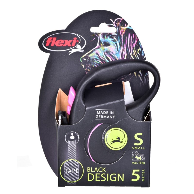 Flexi Black Design S 5 m Dog Retractable lead Flexi Black Design S 5 m Dog Retractable lead