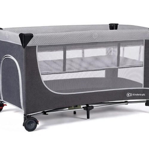 KinderKraft travel cot LEODY grey KinderKraft travel cot LEODY grey