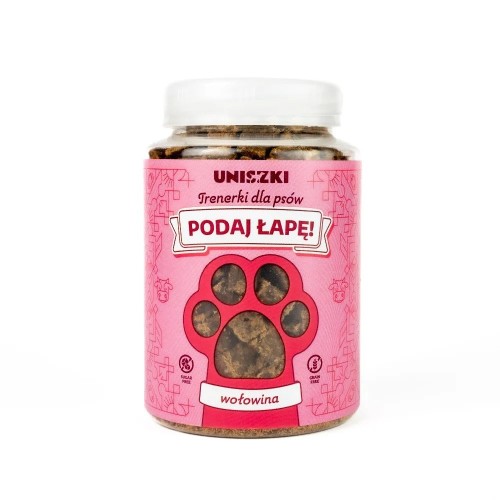 UNISZKI Podaj łapę Beef - dog treat - 150g UNISZKI Podaj łapę Beef - dog treat - 150g