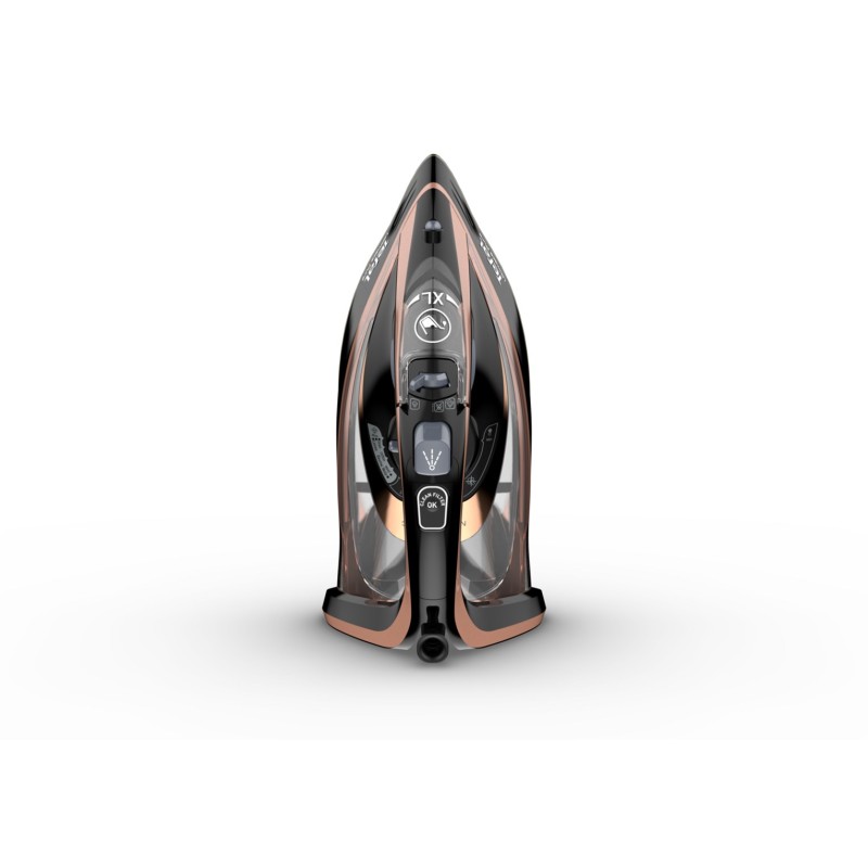 Tefal Ultimate Pure FV9845 iron Dry & Steam iron Durilium Autoclean soleplate 3200 W Black, Copper Tefal Ultimate Pure FV9845 iron Dry & Steam iron Durilium Autoclean soleplate 3200 W Black, Copper