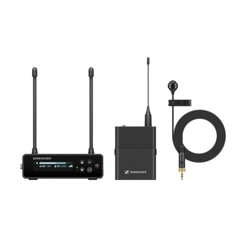 Sennheiser EW-DP ME 4 SET (R4-9) - camera set with miniature transmitter with ME 4 microphone (directional), 552-608 MHz Sennheiser EW-DP ME 4 SET (R4-9) - camera set with miniature transmitter with ME 4 microphone (directional), 552-608 MHz