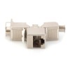 Digitus CAT 6A Keystone module, shielded, tool-free mounting connection Digitus CAT 6A Keystone module, shielded, tool-free mounting connection