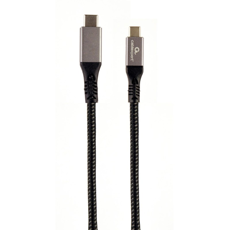 Gembird CCBP-USB3-CMCM100-1.5M USB cable USB 3.2 Gen 2 (3.1 Gen 2) USB C Black, Silver Gembird CCBP-USB3-CMCM100-1.5M USB cable USB 3.2 Gen 2 (3.1 Gen 2) USB C Black, Silver