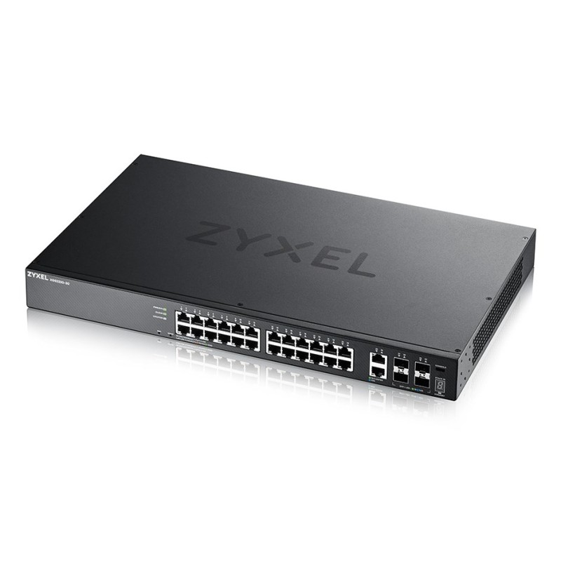 Zyxel XGS2220-30 Managed L3 Gigabit Ethernet (10/100/1000) Black Zyxel XGS2220-30 Managed L3 Gigabit Ethernet (10/100/1000) Black