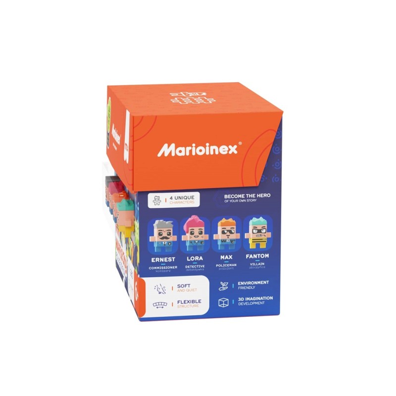 MARIOINEX Mini Waffle City Police Station Building Blocks, 280 pieces