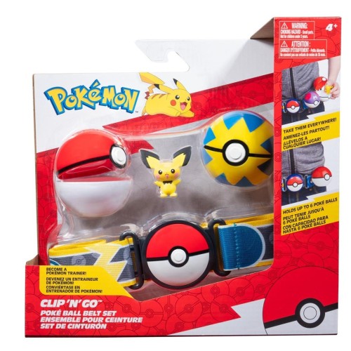 Pokemon W15 Clip ‘n’ Go Poke Ball Belt Set figurine Pokemon W15 Clip ‘n’ Go Poke Ball Belt Set figurine