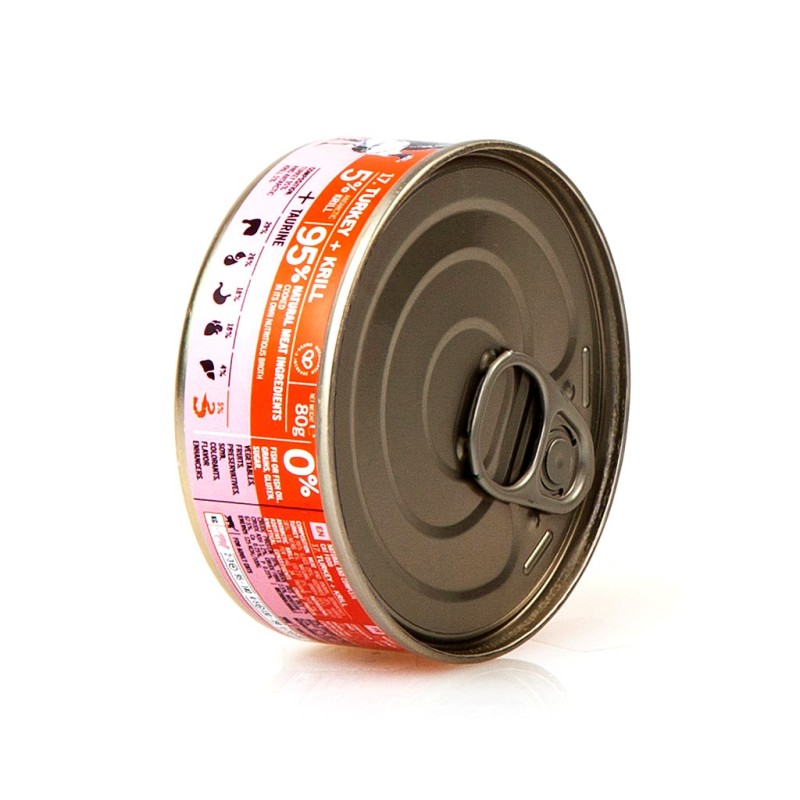 3COTY Turkey with krill - wet cat food - 80g 3COTY Turkey with krill - wet cat food - 80g