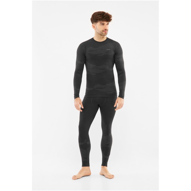 VIKING Gasher Man Set Merino men's underwear, size L, black