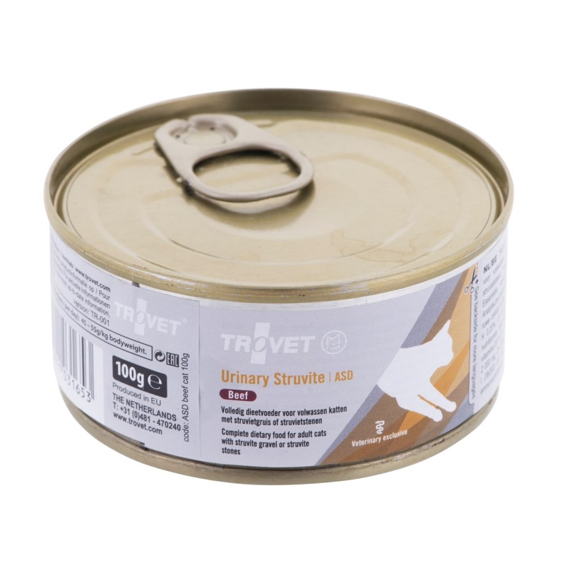 Trovet ASD Urinary Struvite with beef - wet cat food - 100 g Trovet ASD Urinary Struvite with beef - wet cat food - 100 g
