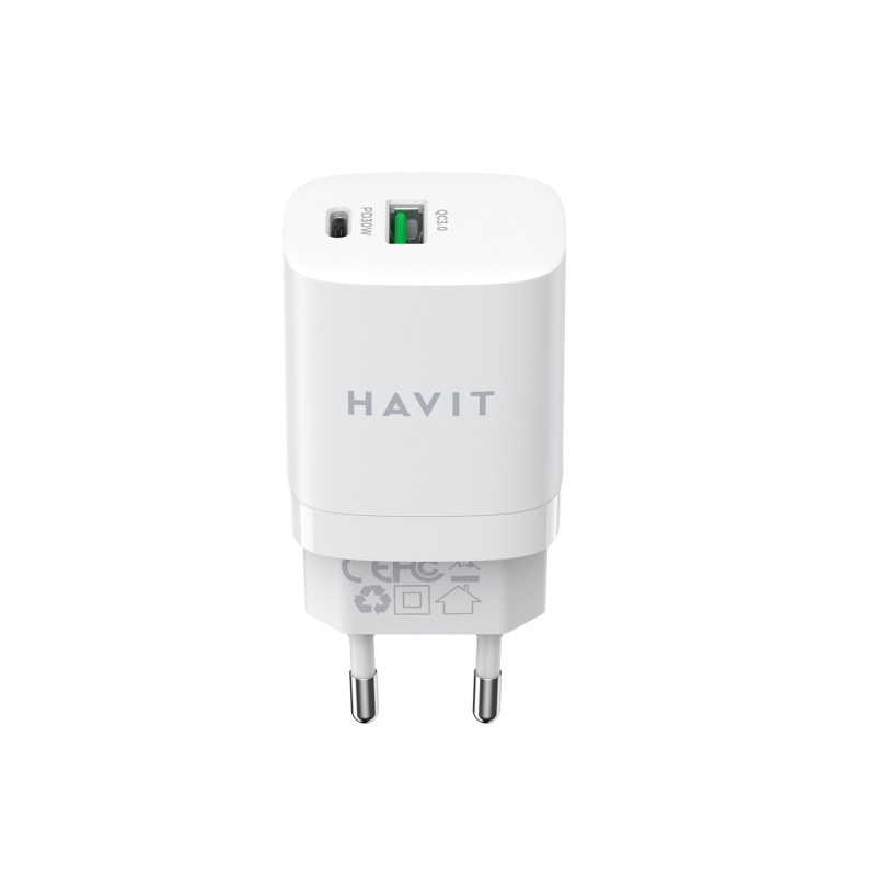 Havit USB-A+USB-C Charger UC30 EU Havit USB-A+USB-C Charger UC30 EU
