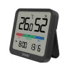 SAVIO Wireless weather station, temperature and humidity sensor, indoor use, LCD screen, clock, date, handle with magnet, CT-01/B Black SAVIO Wireless weather station, temperature and humidity sensor, indoor use, LCD screen, clock, date, handle with magnet, CT-01/B Black