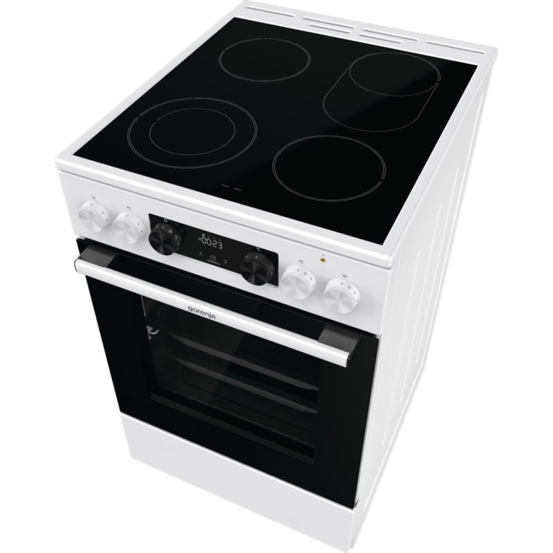 Gorenje GECS5C70WA cooker Freestanding cooker Coil hob White A Gorenje GECS5C70WA cooker Freestanding cooker Coil hob White A