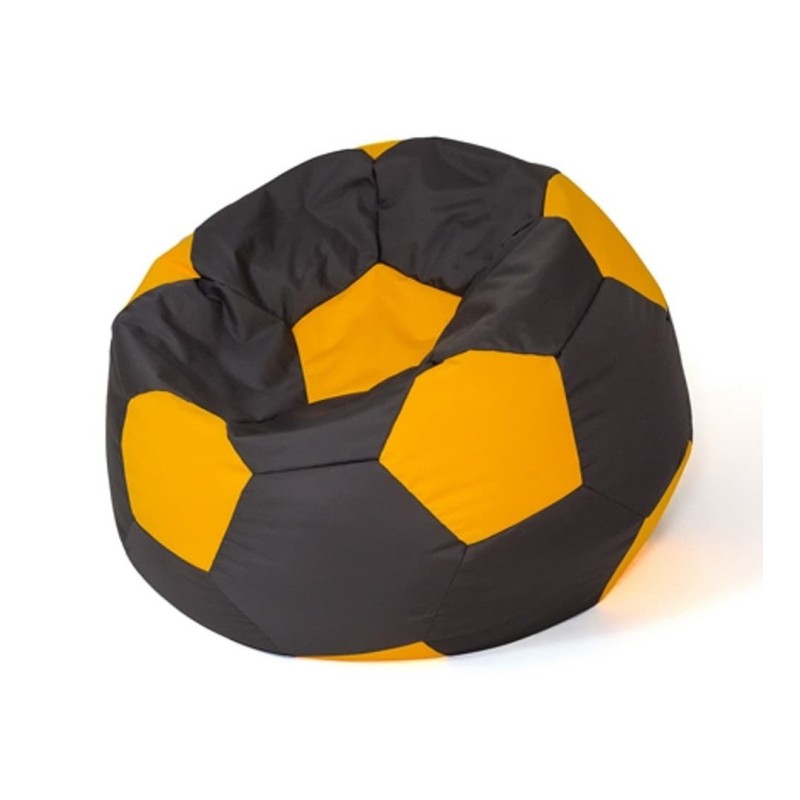 Sako bag pouffe Ball black-yellow XXL 140 cm Sako bag pouffe Ball black-yellow XXL 140 cm