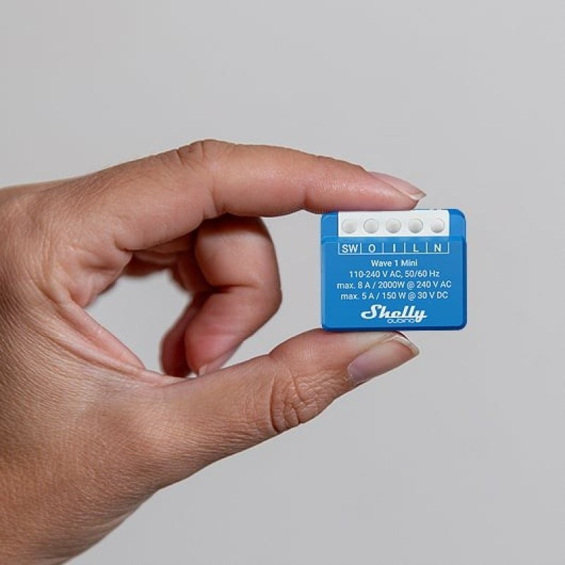 Shelly Qubino Wave 1 Mini Smart switch Blue