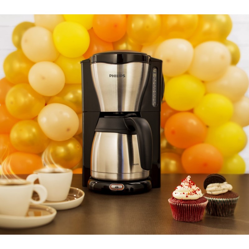 Philips Café Gaia Collection Café Gaia HD7546/20 Drip Filter Coffee Machine, thermo jug Philips Café Gaia Collection Café Gaia HD7546/20 Drip Filter Coffee Machine, thermo jug