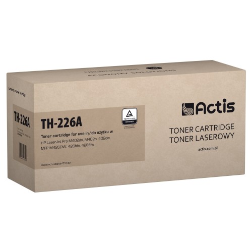 Actis TH-226A toner (replacement for HP 26A CF226A; Standard; 3100 pages; black)
