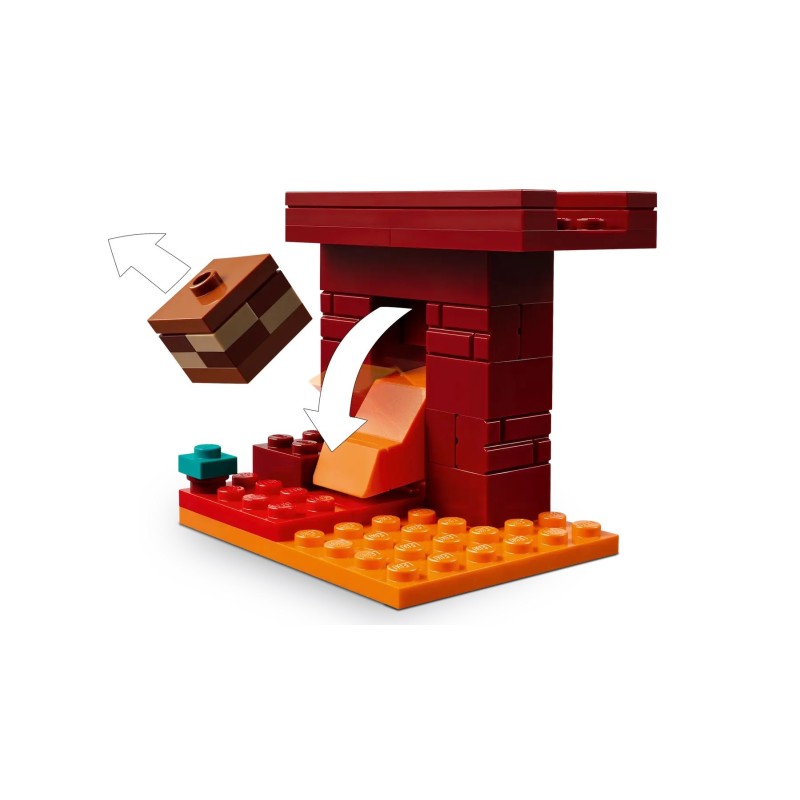 LEGO MINECRAFT 21266 The Nether Lava Battle LEGO MINECRAFT 21266 The Nether Lava Battle