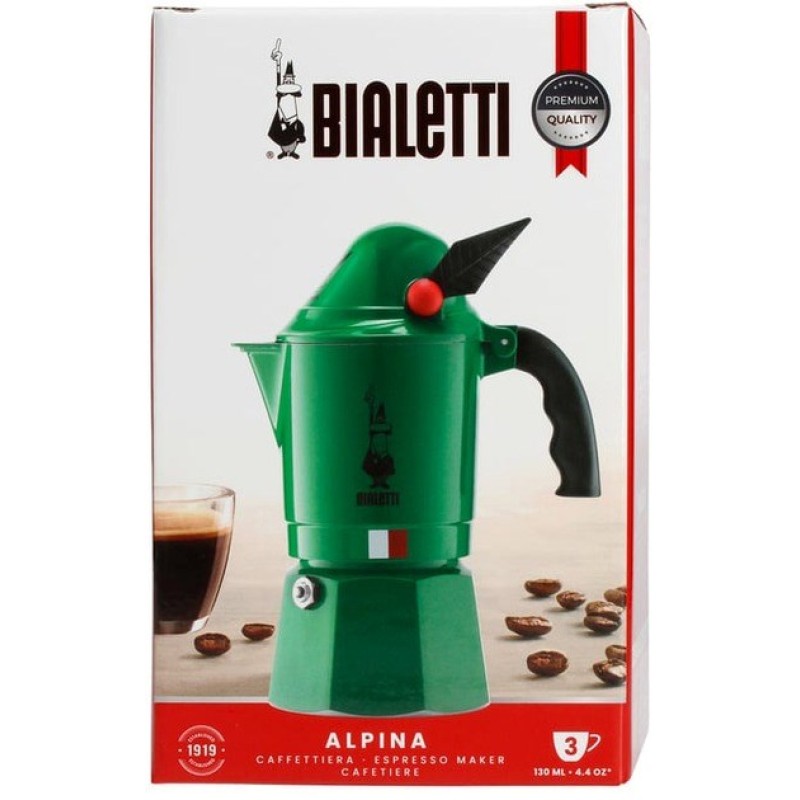 Bialetti Moka Break Alpina Moka pot Green