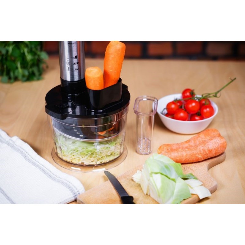 ELDOM MOX multifunction blender, power 1000 W, metal tip, capacity 1.25 l, foam whipping tip ELDOM MOX multifunction blender, power 1000 W, metal tip, capacity 1.25 l, foam whipping tip