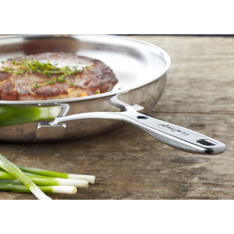 DEMEYERE Industry 5 24 CM Silver steel pan DEMEYERE Industry 5 24 CM Silver steel pan