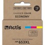 Actis KH-653CR printer ink, replacement HP 653XL 3YM74AE; Premium; 18ml; 300 pages; colour