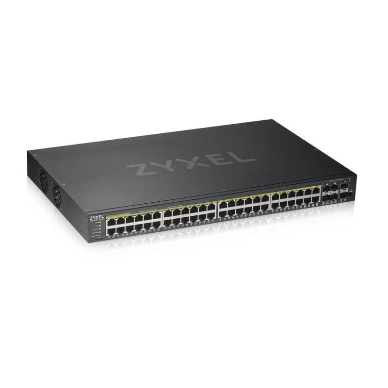 Zyxel GS1920-48HPV2 Managed Gigabit Ethernet (10/100/1000) Power over Ethernet (PoE) Black