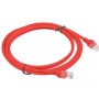 PATCHCORD KAT.5E UTP 2M CZERWONY FLUKE PASSED LANBERG 10-PACK