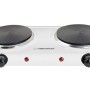 Esperanza EKH010W Adjustable electric cooker, 2 heating fields, white