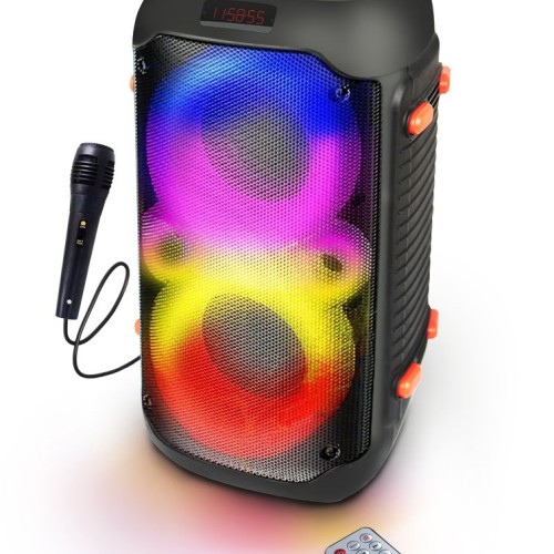 Esperanza EP156 BT FM LED RGB KARAOKE Speaker Black 20W