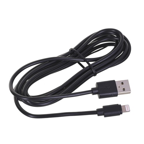 Gembird CC-USB2-AMLM-2M lightning cable Black Gembird CC-USB2-AMLM-2M lightning cable Black