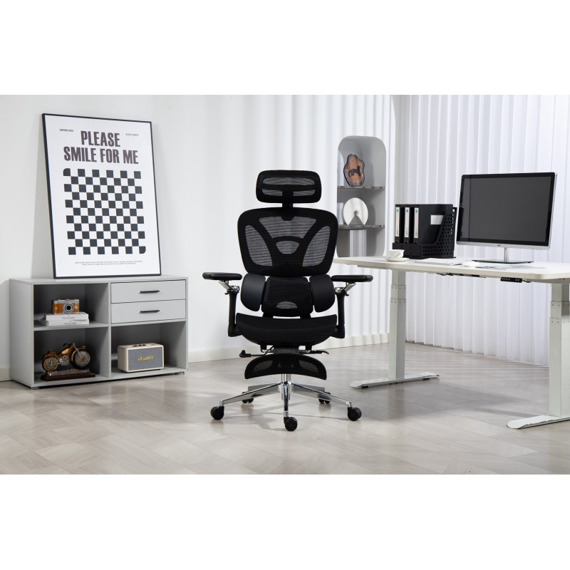 Activejet ergonomic office chair YK848 black Activejet ergonomic office chair YK848 black